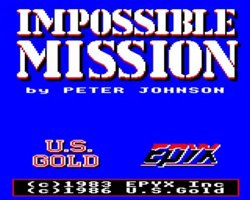 Impossible Mission (1983)(Epyx)[h2][IMLOAD] screen shot title